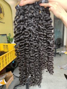 Cabello Humano Vietnamita Rizado Euroasiático 100%, Cabello 100% Sin Procesar de Vietnamhairluxury - Product Image 4