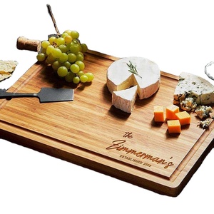 USA Warehouse Stock Blank Acacia Wood Eco-Friendly Dishwasher Safe Cutting <b>Board</b> Serving <b>Board</b> Charcuterie <b>Board</b> for Home - Product Image 5