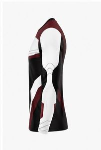 Jersey de Motociclismo Personalizado para Hombre, Manga Larga, Rojo, Negro y Blanco, Impresión Digital, Transpirable, de Secado Rápido, para Otoño, para Todas las Carreras - Product Image 3
