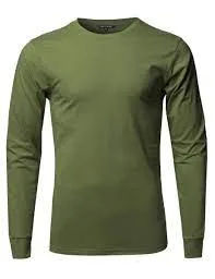 Chemise de sport 100% coton pour hommes à manches courtes et longues pour la salle de sport et l'exercice - Product Image 6