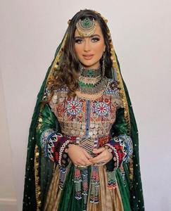 Nouvelle Arrivée 2026 : Robe Zerdze Madgul pour Femmes, Maxi Afghani Guldoze Florale Kuchi, Décontractée à Manches Longues, Élégante pour les Fêtes, Taille Unique - Product Image 1