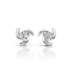 Diamond Statement <b>Earrings</b> <b>Sterling</b> <b>Silver</b> Rhodium Plated Bold Men's Fine Jewelry Piece Featuring Prong-<b>Set</b> Moissanite Gift - Product Image 1