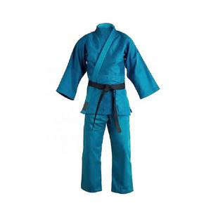 100% coton/polyester bleu marine Jodo robe d'entraînement unisexe ensemble de vêtements de sport haute qualité Arts martiaux personnalisés nouveau Design uniforme - Product Image 6