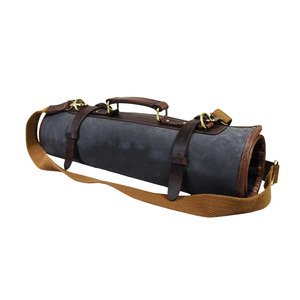 Handmade leather <b>tool</b> <b>roll</b> organizer bags bulk wholesale OEM supplier premium portable storage export for sale in low price - Product Image 1