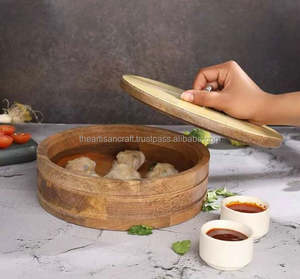 Caja Chapati Esmalte y Madera de Mango Europeo Durable Hecha a Mano Estilo Amor Náutico Pulido Artesanía Cocina Uso Recuerdo - Product Image 2