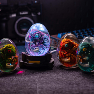 Lámpara de resina personalizada, lámpara de resina, luz nocturna personalizada, lámpara de epoxi de Pokémon, lámpara art déco, regalo personalizado, regalo hecho a mano - Product Image 2