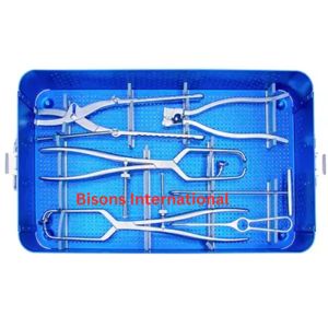 BISONS - Juego de Instrumentos para Reconstrucción Pélvica, Kit de Cirugía de Trauma Ortopédico, Acero Inoxidable - Product Image 2