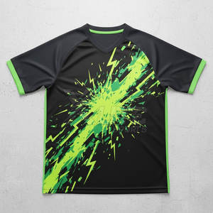 Equipación de Fútbol de Alto Rendimiento, Camiseta de Manga Corta para Portero, Tela Suave, Talla Grande, Absorbe la Humedad, Transpirable, Logotipo Personalizado - Product Image 5