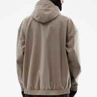 Veste de ski imperméable personnalisée pour homme et femme, anorak à demi-zip, vêtement technique d'extérieur, doublure polaire, manteau d'hiver