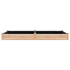 Jardinera Elevada Grande de Madera de Abeto Sólido, Macetas y Jardineras Naturales para Flores - Product Image 4