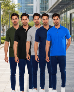 Chemise de golf décontractée pour homme, col à revers, manches courtes, en coton, coupe ajustée, respirante, brodée, idéale pour l'été – Fournisseur d'usine de Guangzhou - Product Image 2