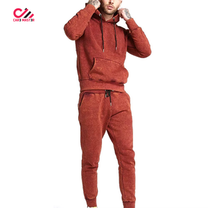 Ensemble de survêtement vintage pour homme en coton 100% de qualité supérieure, nouvelle collection, vêtements de sport de haute qualité, effet délavé à l'acide - Product Image 1