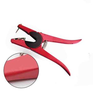 Aiguille d'application universelle pour étiquettes d'oreille, applicateur d'étiquettes d'oreille pour animaux (porcs, chèvres), étiquettes d'oreille rouges avec applicateur, applicateur d'étiquettes d'oreille rouge - Product Image 2