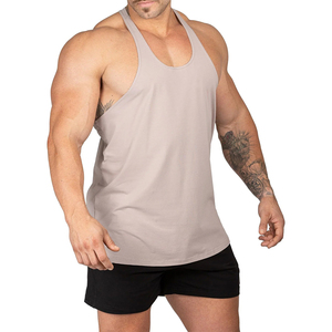 Best Quality Men's Quick Dry <b>Long</b> Sleeve <b>Vest</b> Solid Color O Neck Knitted Workout Activewear Tank <b>Top</b> For Adult - Product Image 6