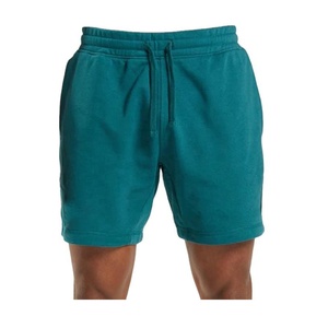 Summer Men's Casual Gym Breathable Mid Drawstring Knitted Shorts <b>Black</b> Customizable Pocket gym Shorts - Product Image 1