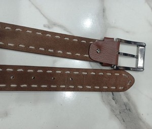 Cinturón Clásico Vintage de Cuero de Búfalo de Grano Completo con Hebilla de Pin, Cómodo, Casual, Longitud Personalizable, ¡Gran Venta desde Pakistán! - Product Image 5