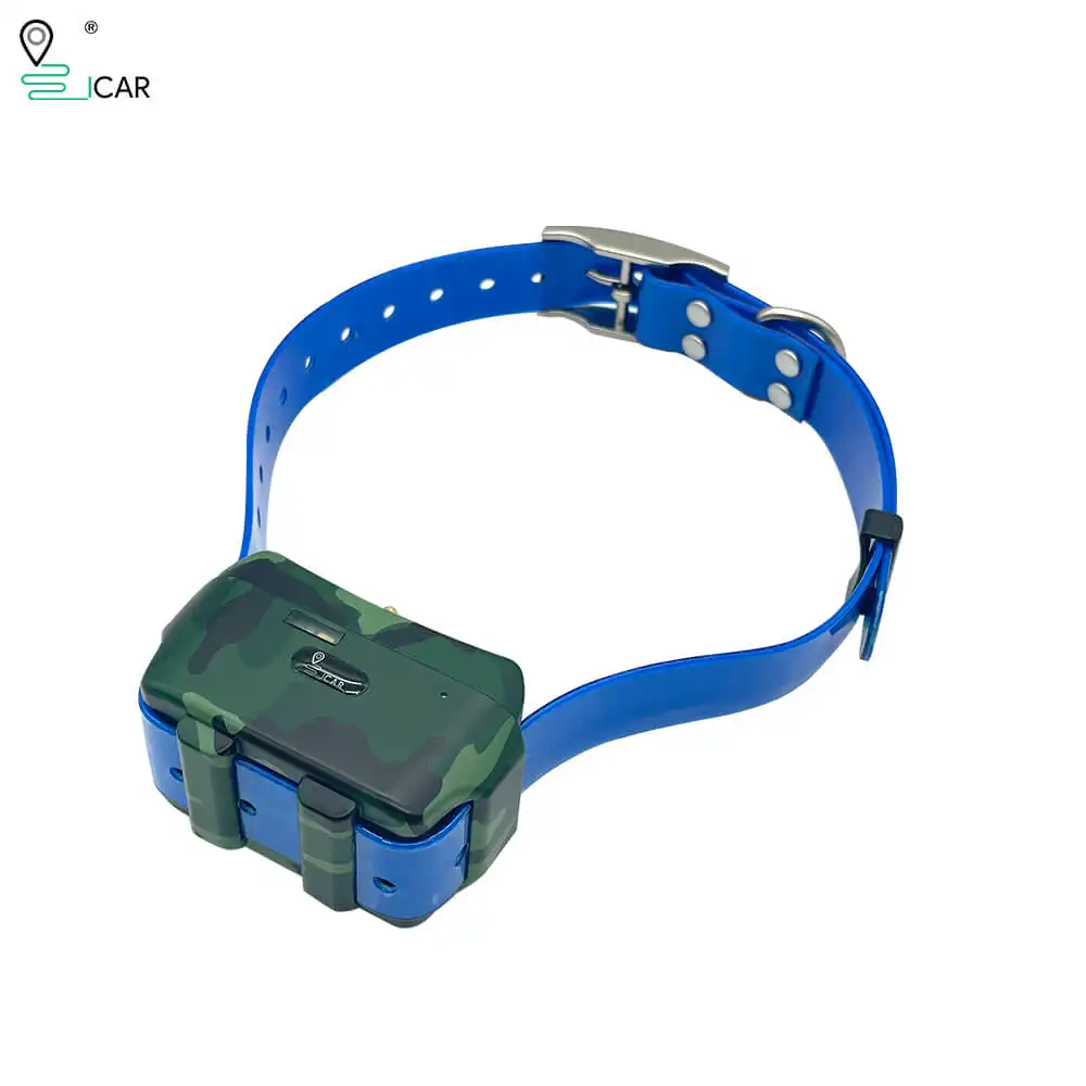 4G Hunde-GPS-Halsband mit IP68 wasserdicht Hund GPS elektrischer Schock für Hundetraining