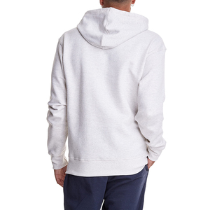 Sweat-shirt à capuche rouge pour homme, coupe classique, couleur unie, en molleton de coton, pull décontracté avec poche avant, collection automne 2026 - Product Image 4