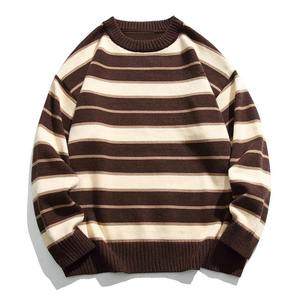 New Arrived Fashionable Winter Warm Breathable Loungewear Machine Knitted <b>Men's</b> 100% Cotton Anti-Pilling <b>Cardigan</b> Sweater Front - Product Image 4