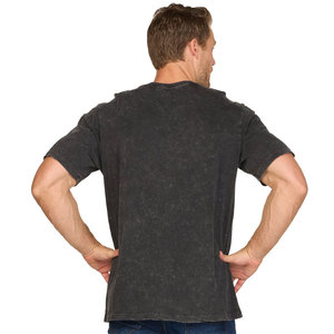 Camiseta de Hombre de Alta Calidad, Transpirable, Ecológica, Antiarrugas, Cuello Alto, Manga Corta, Corte Holgado, Diseño Sólido, Tejido Formal - Product Image 2