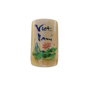 Bamboo cup <b>painting</b> custom handmade natural bamboo <b>pen</b> holder beautiful desk organizer vintage art home tabletop decor present. - Product Image 2