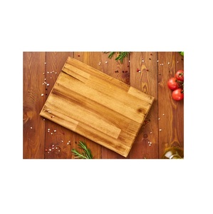 Tabla de Cortar de Madera de Acacia, Rectangular, Hecha a Mano, Tabla de Carnicero Sostenible, Tabla de Preparación para Cocina, Tamaño y Forma Personalizables - Product Image 1