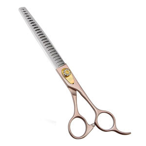 Tijeras Profesionales para Adelgazar el Pelo de Mascotas, para Diestros, Mango Largo, 28 Dientes, Acero Inoxidable, para Peluquería Canina y Felina - Product Image 4
