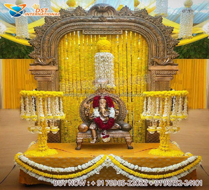 รูปปั้นพระพิฆเนศสำหรับตกแต่งงานแต่งงานงานแต่งงานงานแต่งงานงานแต่งงานที่สมบูรณ์แบบรูปปั้นพระพิฆเนศสำหรับตกแต่งห้องโถงงานแต่งงาน - Product Image 6