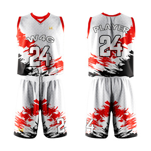 Conjunto de Camiseta y Pantalones Cortos de Baloncesto Personalizados con Nombre de Equipo y Letra Frontal, Impresión Personalizada, 100% Poliéster, Uniformes Transpirables - Product Image 4