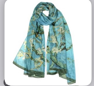 Écharpe d'été en soie et mousseline, personnalisable avec logo, longue, élégante, de créateur, légère, faite à la main, douce pour la peau, pour femme, autres foulards - Product Image 3