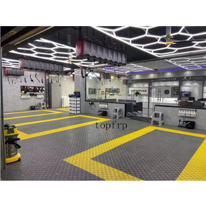 Dalles de sol de garage en plastique emboîtables PP, sol industriel extérieur - Product Image 2
