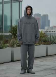 Sweat-shirts à capuche pour hommes en coton 100% de haute qualité, 500 grammes, avec logo personnalisé imprimé, coupe ample, pour l'automne - Product Image 4