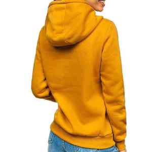 Sudadera con Capucha de Alta Calidad para Mujer, Estilo Holgado, Manga Larga, Gruesa, Bordada, 100% Algodón, Deportiva, para Chicas RSW - Product Image 3
