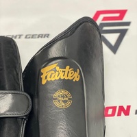 Protège-tibias de boxe et de kickboxing en cuir de vachette véritable Fairtex, nouveau design, avec logo personnalisé, vente en gros, pour entraînement Muay Thai
