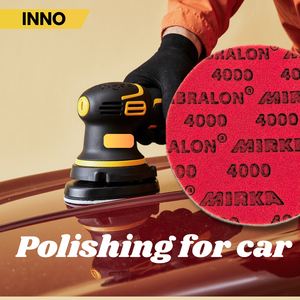 Mirka Abralon 150mm Red Soft <b>Sanding</b> <b>Discs</b>-Patented Flexible Mesh Abrasive #180-#4000 Grit Car Paint Glass Polishing Finland - Product Image 4