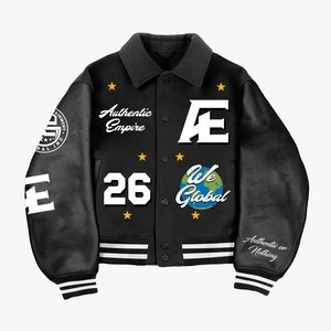 Manufacturer High Quality Embroidery <b>Leather</b> Custom Logo <b>Long</b> Sleeves Letterman Varsity <b>Jackets</b> for Men Varsity <b>Jackets</b> - Product Image 1