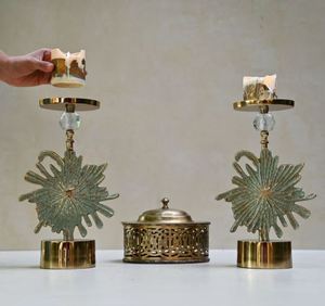 Crafted from high-quality aluminium this candle <b>stand</b> is both lightweight and durable - Product Image 2