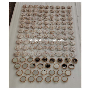 Diseño clásico Nueva producción Nuestra fábrica Espejo de nácar con forma redonda Uso pulido brillante natural para artículos de regalo - Product Image 6