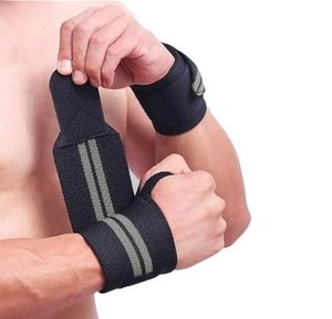 Bandes de soutien respirantes pour poignets avec fermeture auto-agrippante, protection et compression pour la musculation et l'entraînement physique - Product Image 3