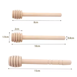 Cucharas de Madera Ecológicas con Mango Largo, Bañadas en Oro Rosa, Diseño Moderno para el Hogar, Cocina y Comedor, Venta al por Mayor - Product Image 2