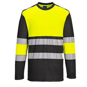 T-shirts de sécurité haute visibilité pour le travail, vêtements de travail bicolores, chemises de sécurité à manches longues pour ingénieurs de la construction - Product Image 5