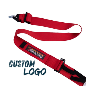Harnais de course FIA 8853 fabriqué à Taïwan, OEM ODM, ceinture de sécurité rouge avec boucle à verrouillage rapide pour véhicules de performance - Product Image 1