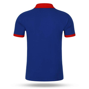 เสื้อโปโลคอปกแบบปรับได้สำหรับผู้ชาย OEM ผลิตตามสั่ง แห้งเร็ว 100% โพลีเอสเตอร์ 200 กรัม เสื้อยืดกอล์ฟเรียบพร้อมพิมพ์โลโก้ - Product Image 1