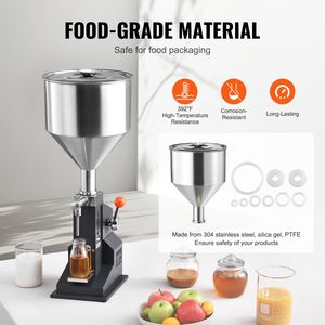 Macchina Manuale per Riempimento Liquidi e Paste in Acciaio Inox con Capacità Tramoggia 10L e Riempitore per Bottiglie da 100ml - Product Image 3