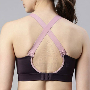 Breathable New Stock Sports <b>Bra</b> With <b>Stretch</b> Comfort Fabric Sports <b>Bra</b> For Fitness Running And Training - Product Image 3
