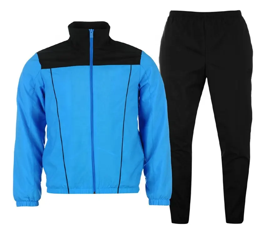 최신 마이크로 화이버 나일론 Tracksuit 자수 Tracksuit/남성 맞춤형 디자인 스포츠 조깅 러닝 트랙 정장