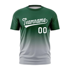 เสื้อเจอร์ซีย์คอกลมแบบสั่งทำพิเศษ พิมพ์ลายแบบซับลิเมชั่นเต็มตัว ผลิตจากโพลีเอสเตอร์ 100% แขนสั้น ระบายเหงื่อได้ดี เหมาะสำหรับชุดทีม - Product Image 1