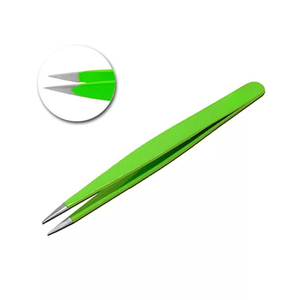 Eyebrow Tweezers Stainless Steel Beauty <b>Tool</b> Custom Logo Supplier Professional Grooming Equipment High-quality Pointed Tip - Product Image 1