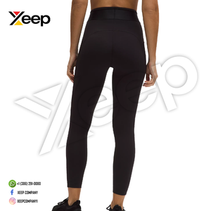 กางเกงเลกกิ้งออกกำลังกายสำหรับผู้หญิง แบบเต็มตัว ผ้าเนื้อแน่น ทนทาน แผ่นด้านหน้ารุ่น XC-WL-09 ซับเหงื่อ แห้งเร็ว ระบายอากาศได้ดี เอวสูง - Product Image 3
