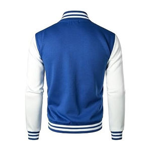 Chaqueta Varsity Personalizada OEM Desmontable, Chaqueta de Béisbol de Forro Polar para Hombre, Ajustada, de Poliéster, para Invierno, al por Mayor - Product Image 1